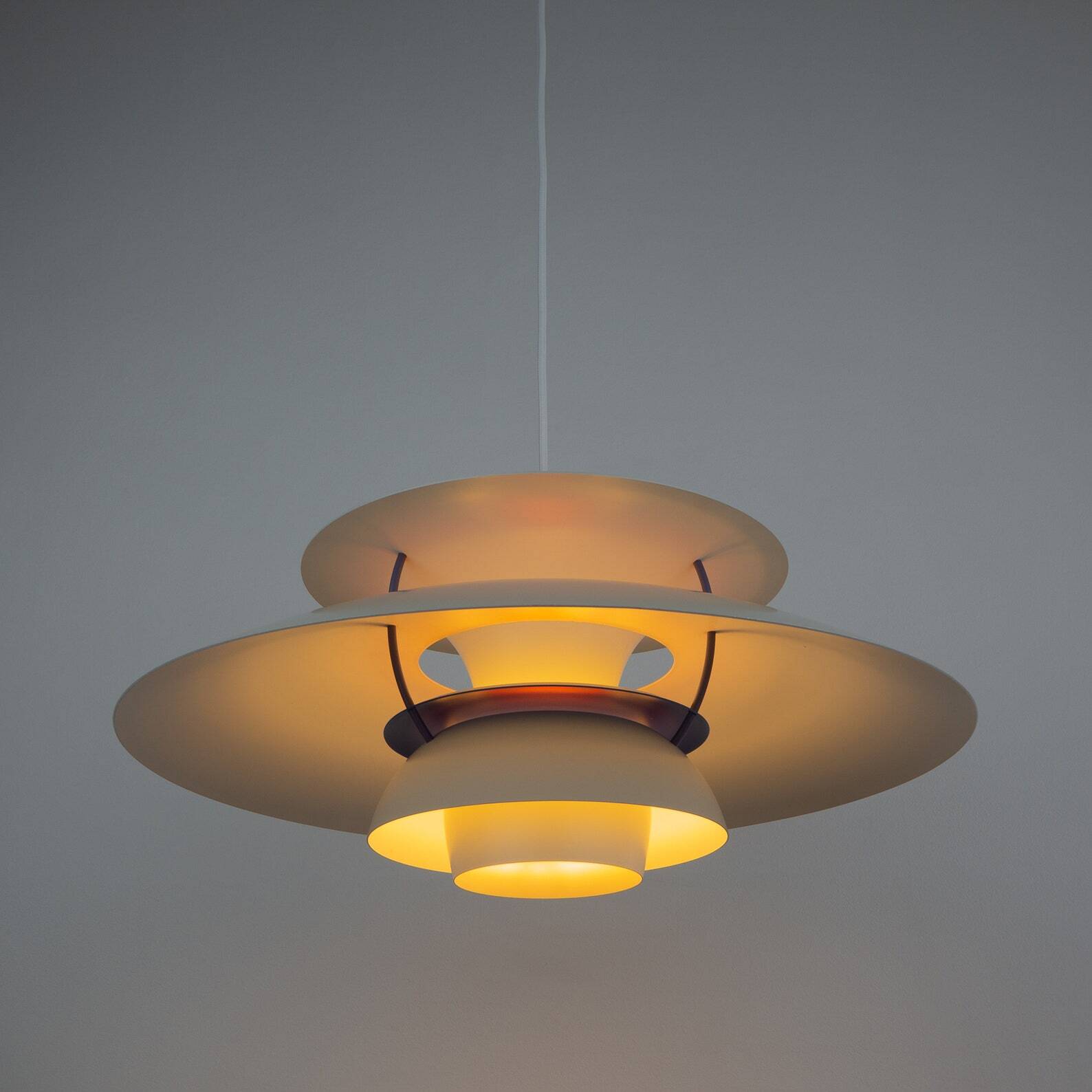 Pair of 2 PH 5 pendants by Poul Henningsen, Louis Poulsen, 1958
