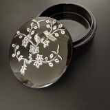 Japanese lacquer and mother-of-pearl jewelry box