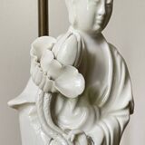 Fine ceramic lamp from the early 20th century
