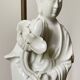 Fine ceramic lamp from the early 20th century