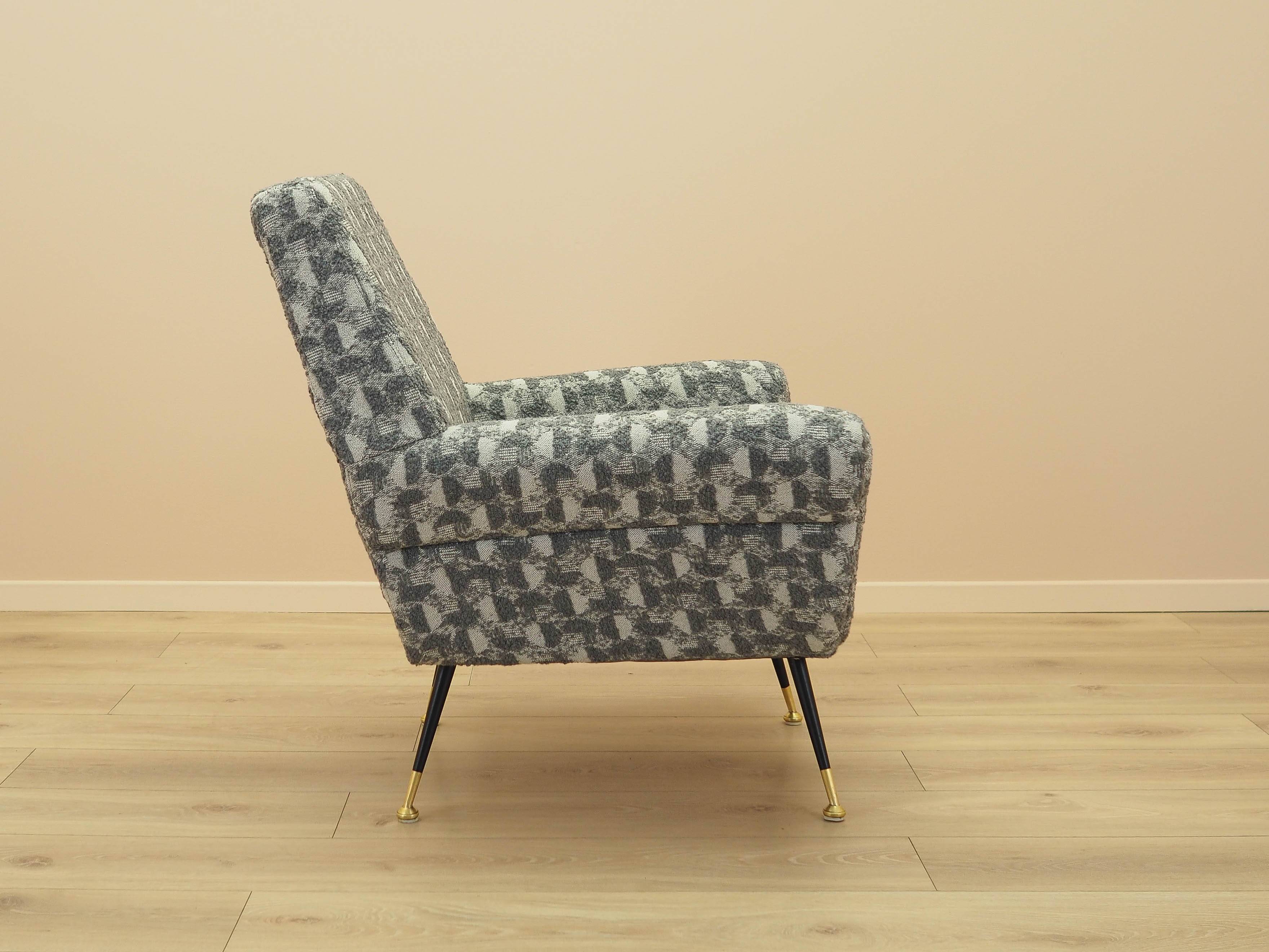 Lounge armchair, Italian design, 1970s, made in Italy