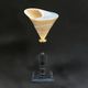 Ancient Troca Trochus shell in mother-of-pearl on a wooden base curiosities