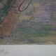Jardin de Paris au baiser, lithographie originale signée Rolf Rafflewski