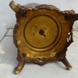 Satsuma vase bronze frame