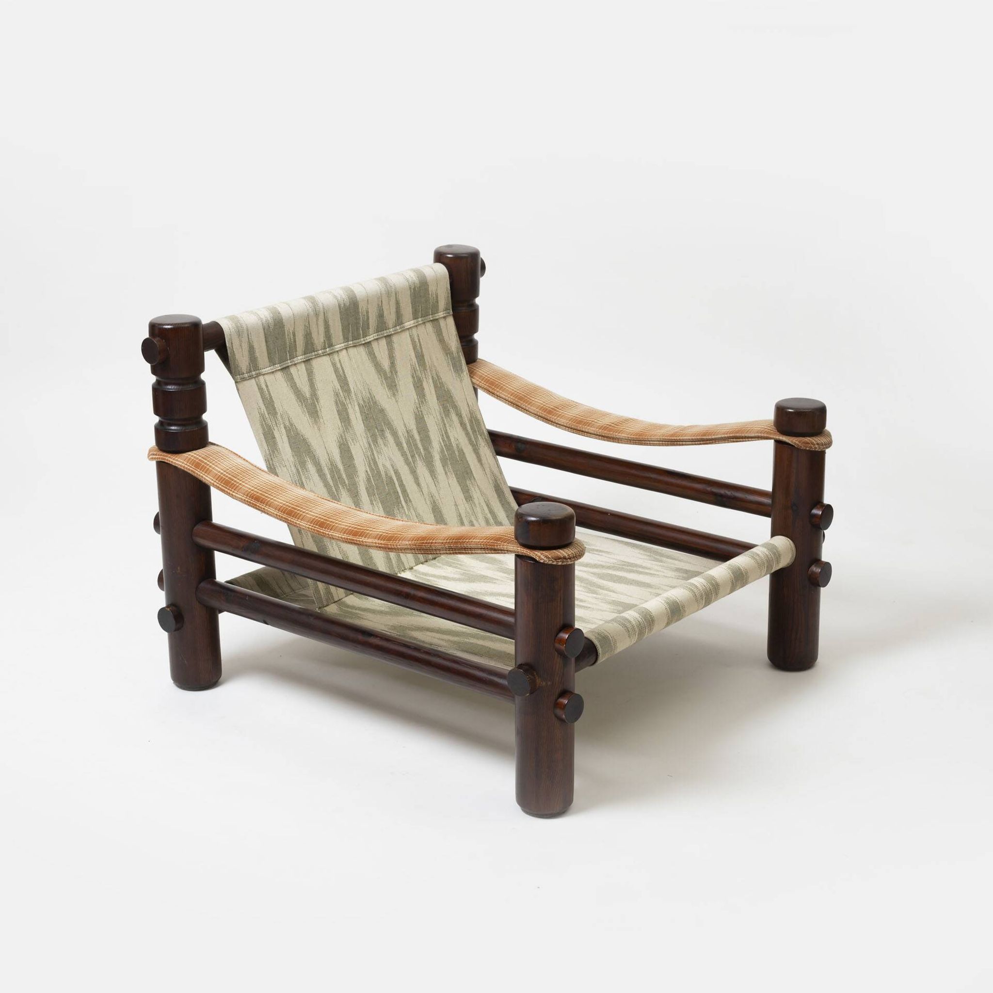 Set of 2 lounge chairs and coffe table model 'Bjorn' by Aleksander Kuczma, Poland, 1970s