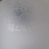 Glass and bronze pendant lamp