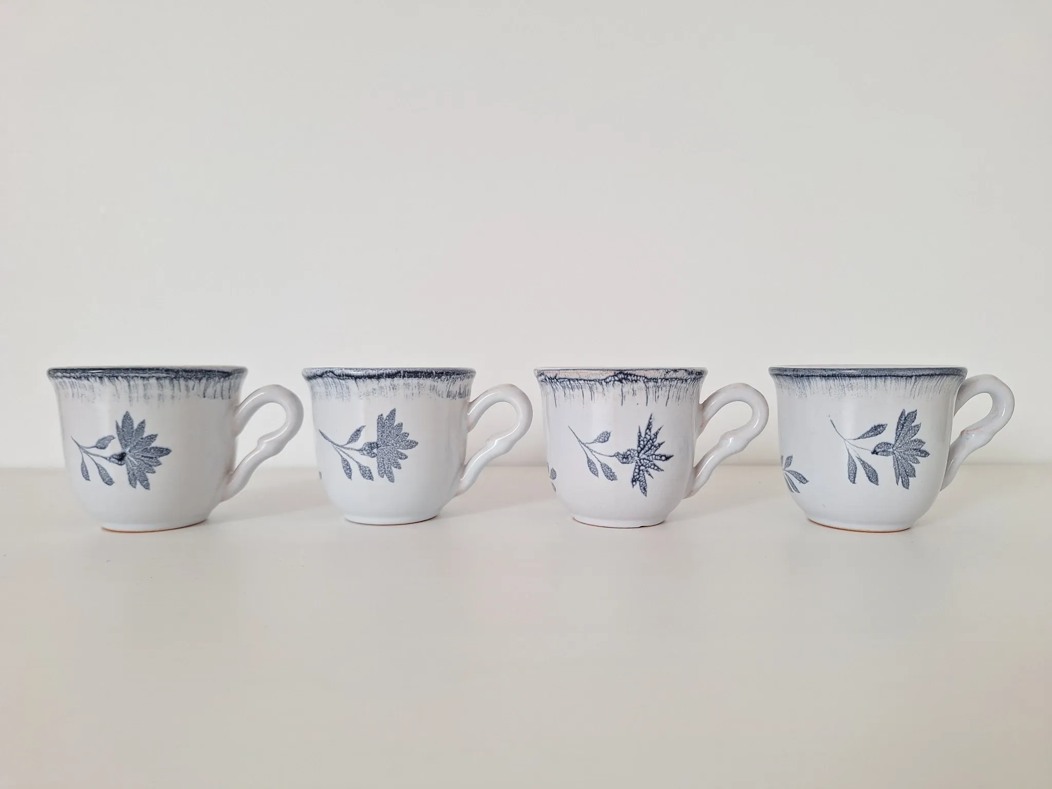 Blue coffee cup Niderviller 1970 - 1980