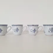 Blue coffee cup Niderviller 1970 - 1980