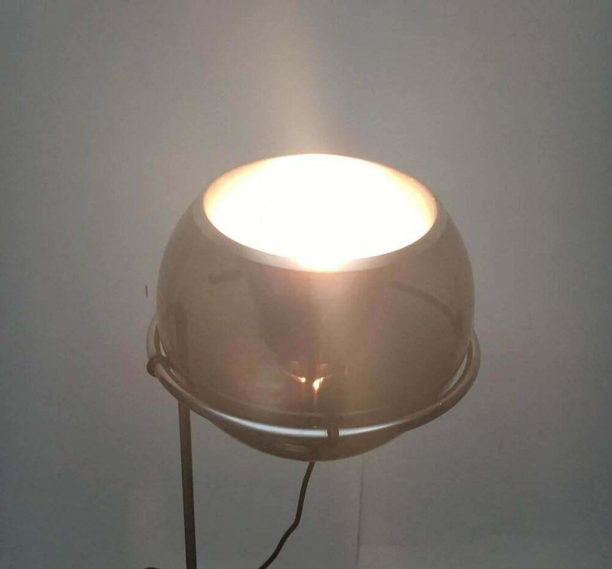 Lampe sur pied boule de l'espace moyen siècle néerlandais de Gepo, années 1960