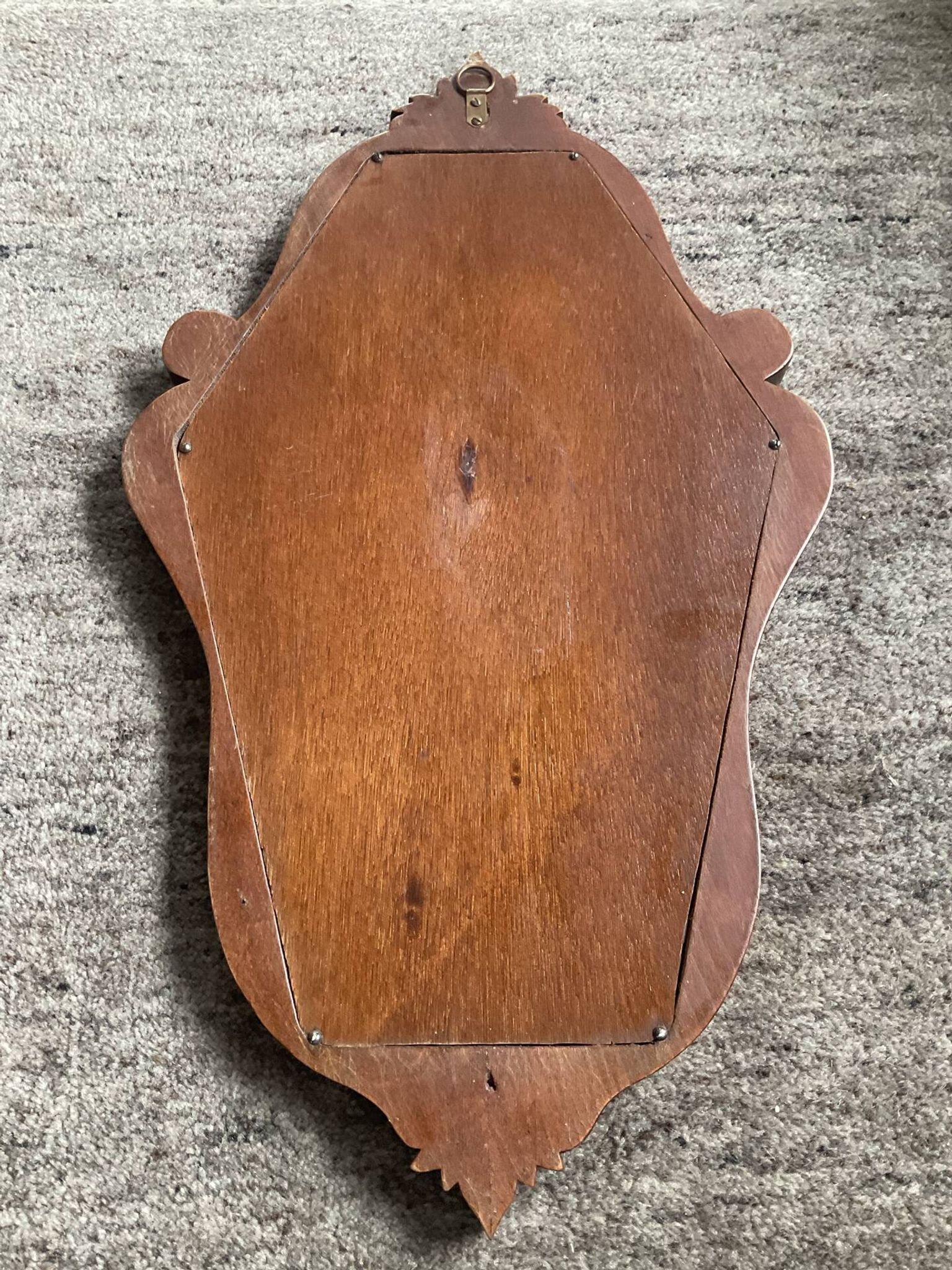 Miroir vintage en bois sculpté