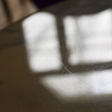 60s marble round coffee table