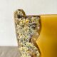 Vintage ceramic pot cover Big fire