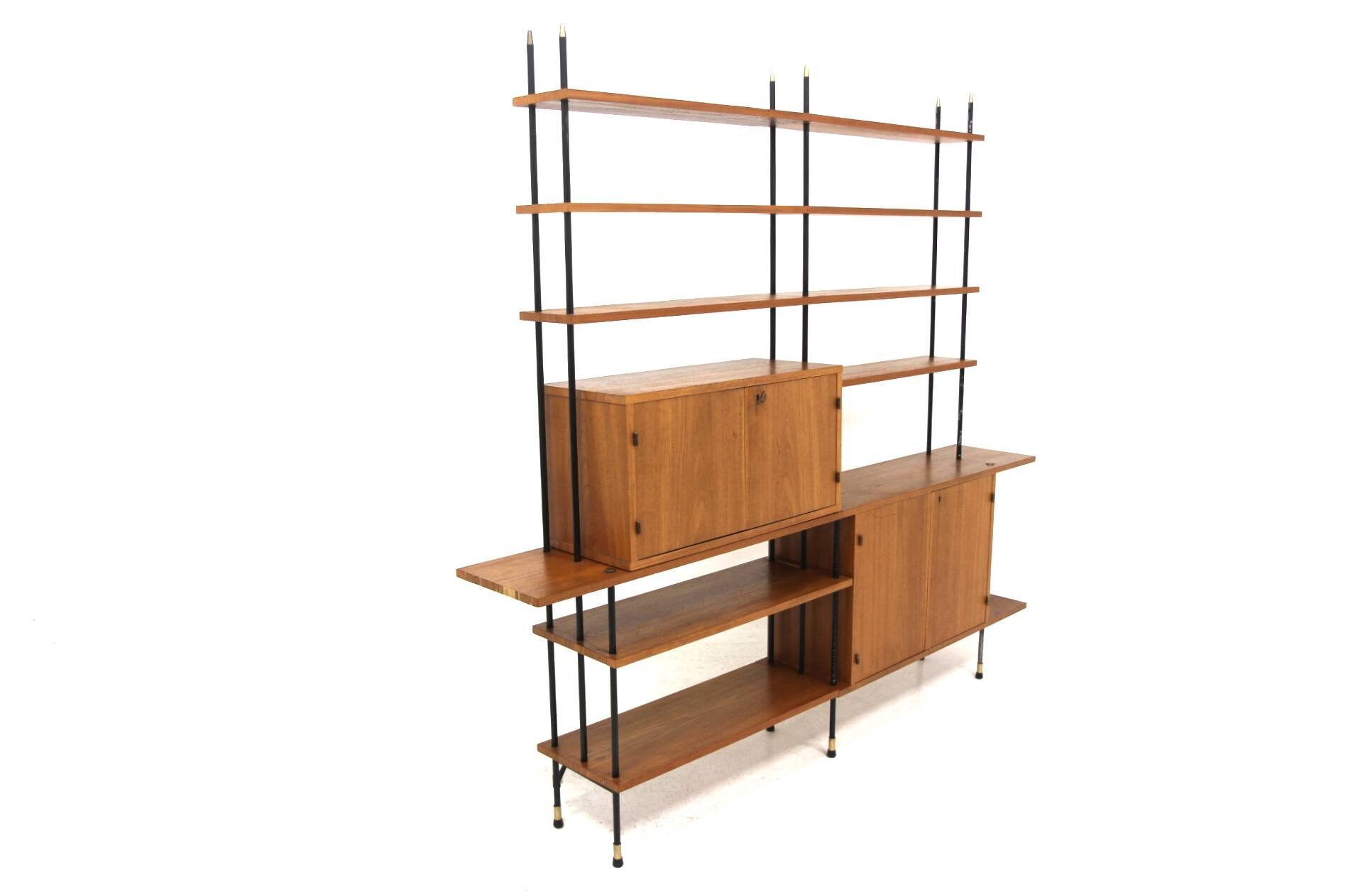 Scandinavian “bar” bookcase “Prydno”, Bröderna Gustafssons, Sweden, 1950