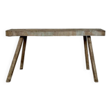 Solid oak console
