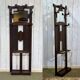 1930s oak coat rack