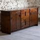 Enfilade Silvio Coppola en pin massif teinté, 1970