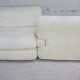Sofa formed by 2 heaters. Foam, velvet "cream". Steiner. France, Circa 1970