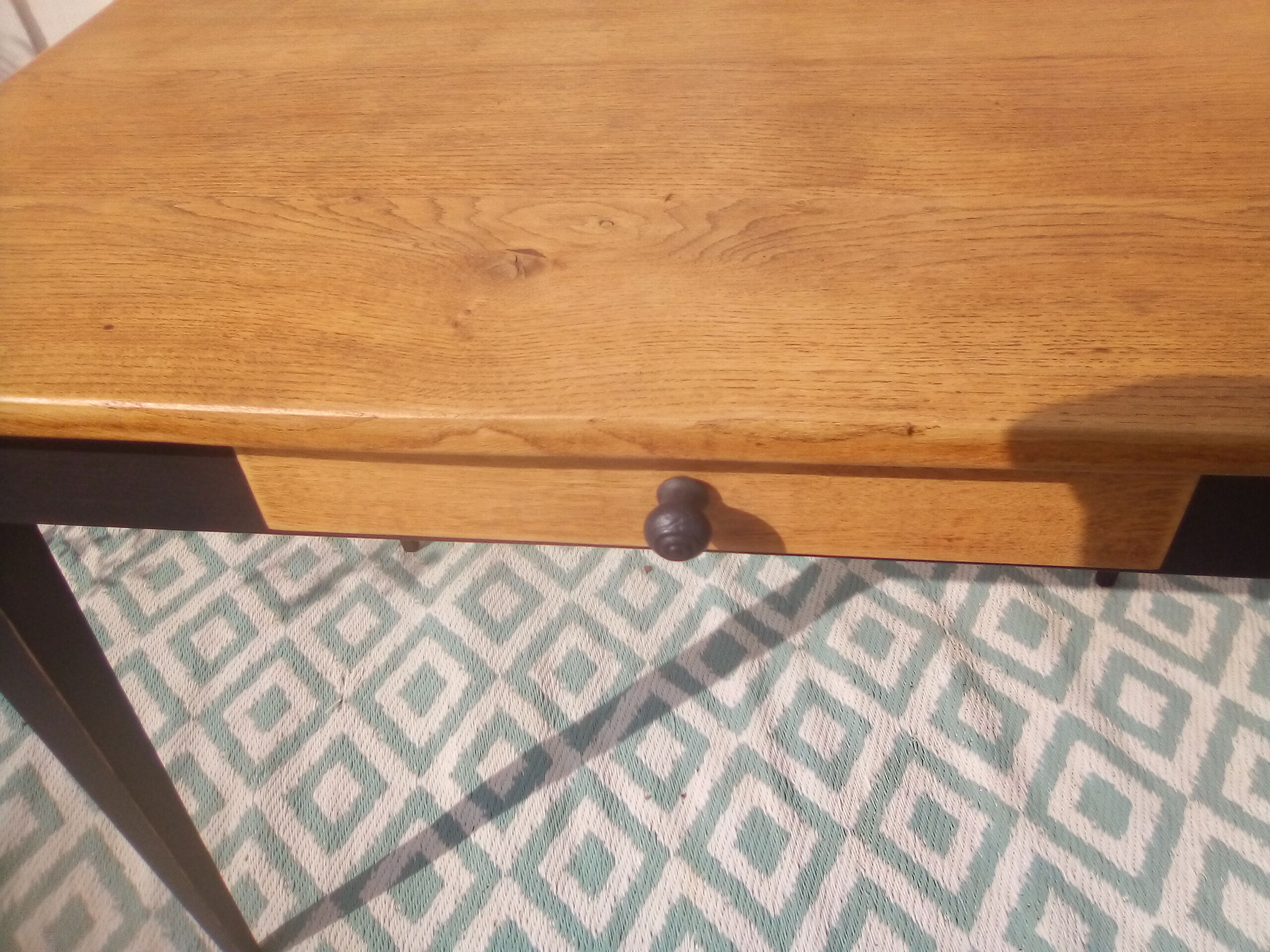 Old wooden desk