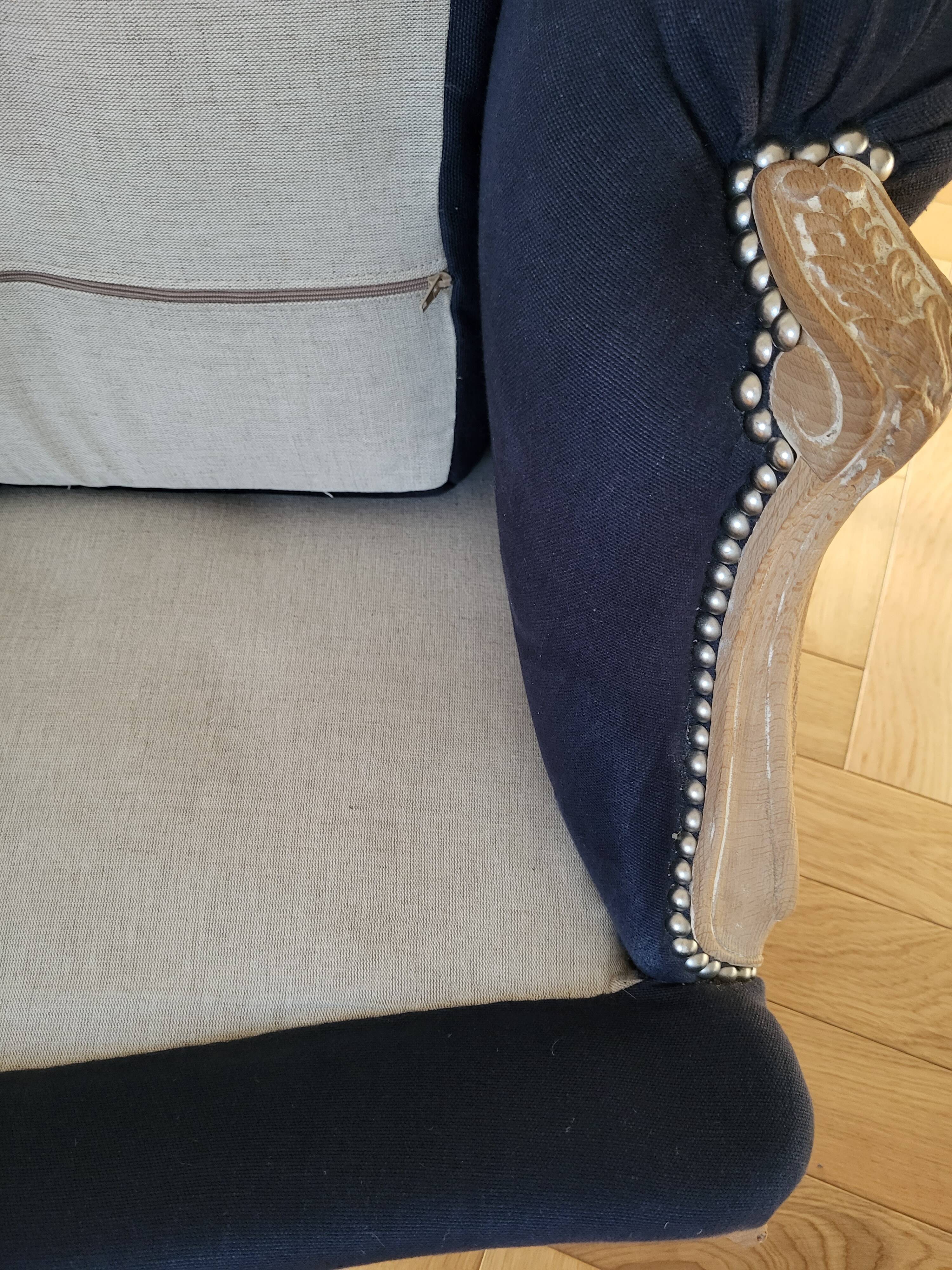 Louis XV style Bergère armchair