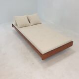 Teak Daybed with Cushions and Bolster, 1960s