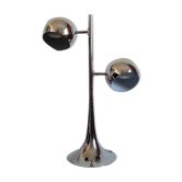 Lamp Eyeball vintage chrome steel 1960