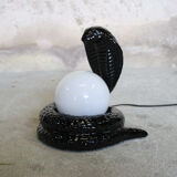 Vintage cobra snake lamp