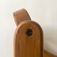 Chaise scandinave vintage en orme et corde tressée, design 1950