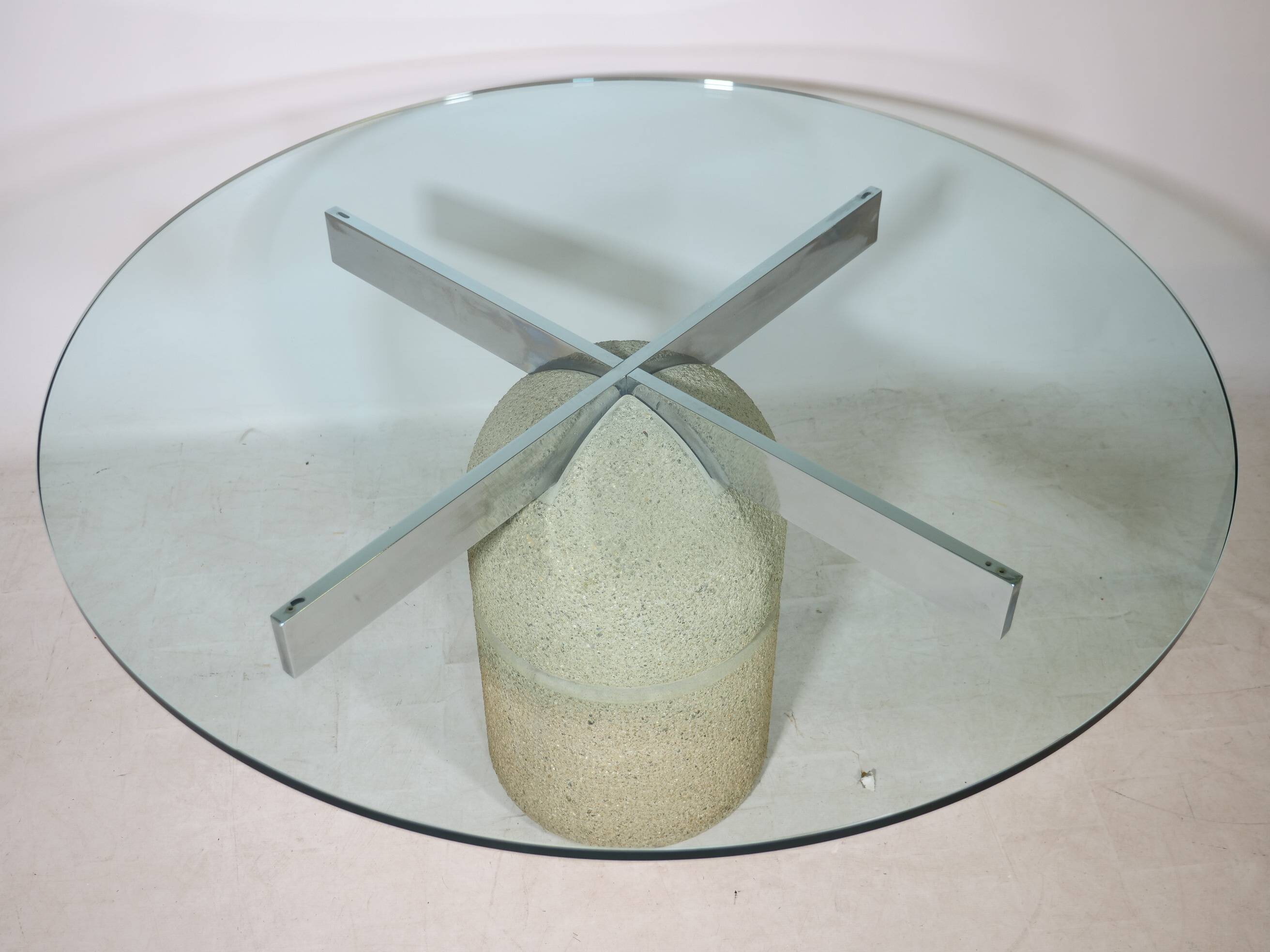 Paracarro Dining Table by Giovanni Offredi for Saporiti Italia, 1970s