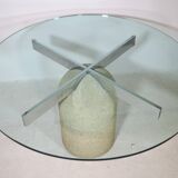 Paracarro Dining Table by Giovanni Offredi for Saporiti Italia, 1970s