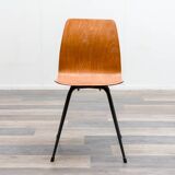 Set of 6 Pagholz chairs in a two-tone design, Pag Presswerke edition.