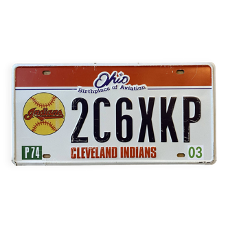 Ohio plate 2C6XKP