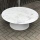 Round carrera marble coffee table by Heinz Lilienthal 1970s