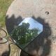 Mirror, centerpiece, to place, beveled and chiseled, art deco