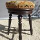 Napoleon III tapestry piano stool