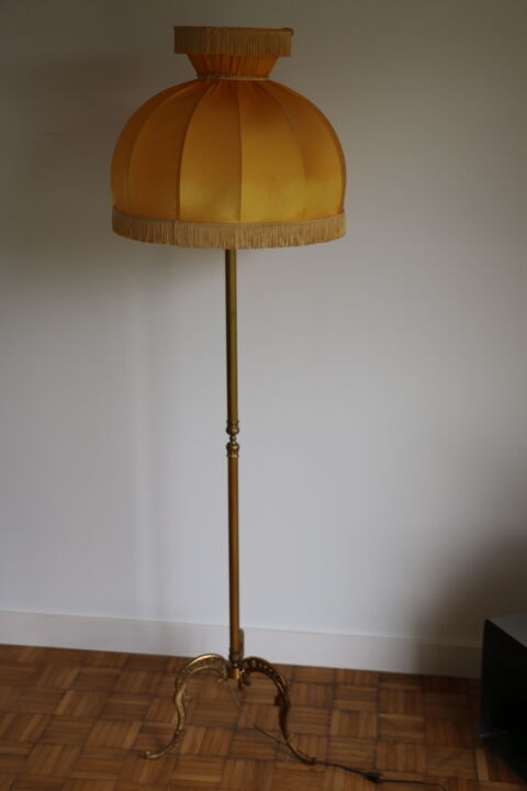 Brass floor lamp circa 1950