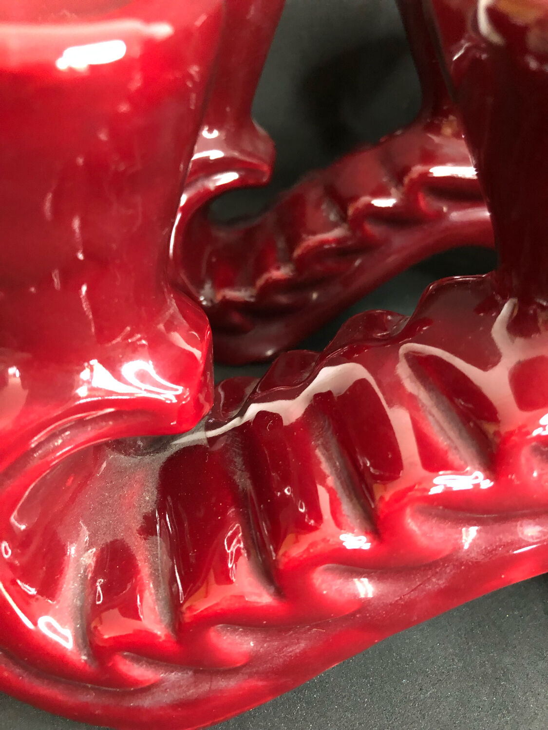 Pair of ceramic candle holders year 50