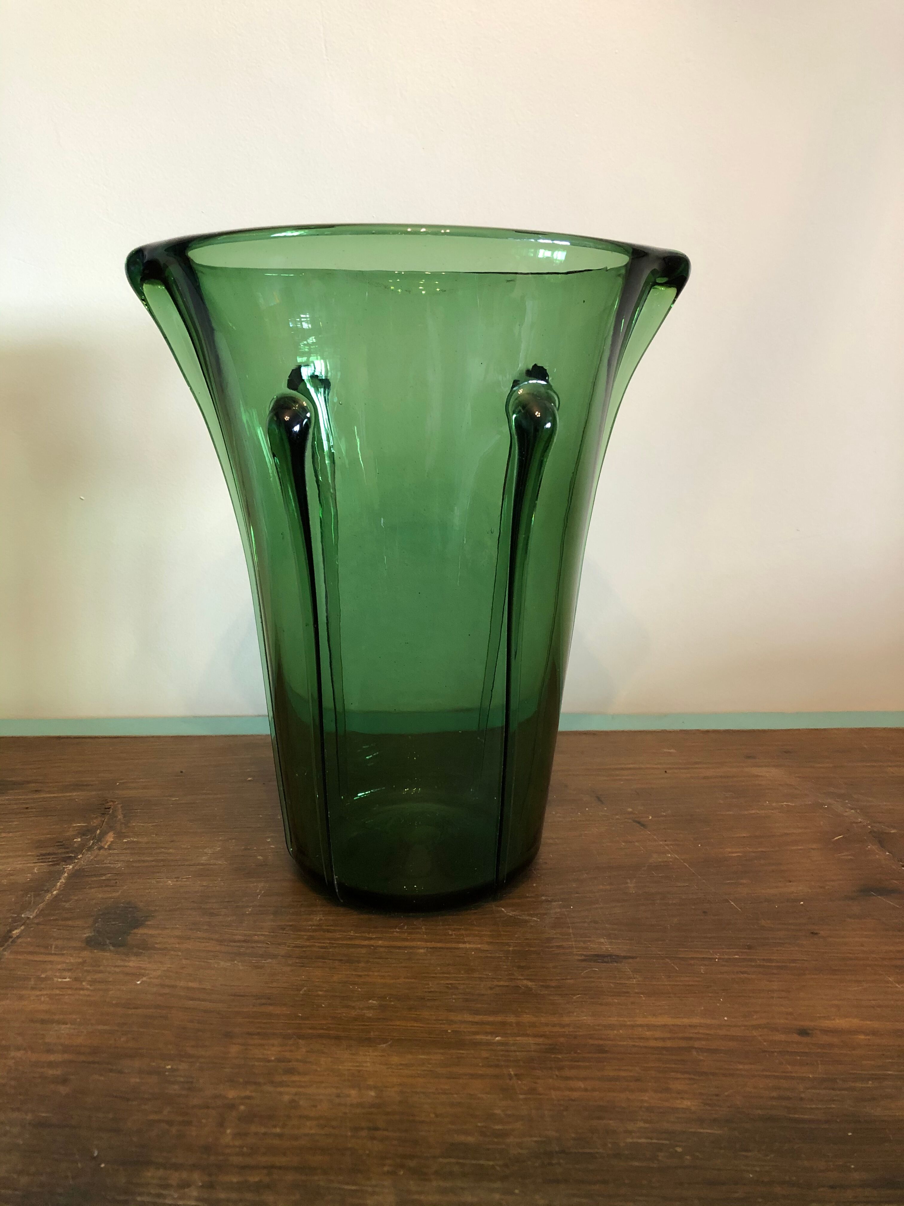 Blown glass vase