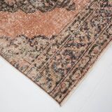 3x12 Brunt Red & Brown Vintage Runner Rug, 88x382Cm