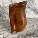 Single-walled pitcher in olive wood