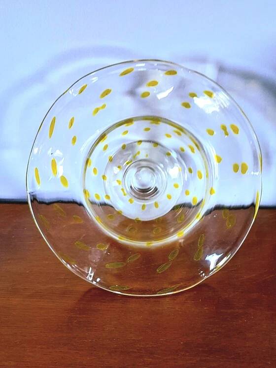 Coupe en verre soufflé de Murano