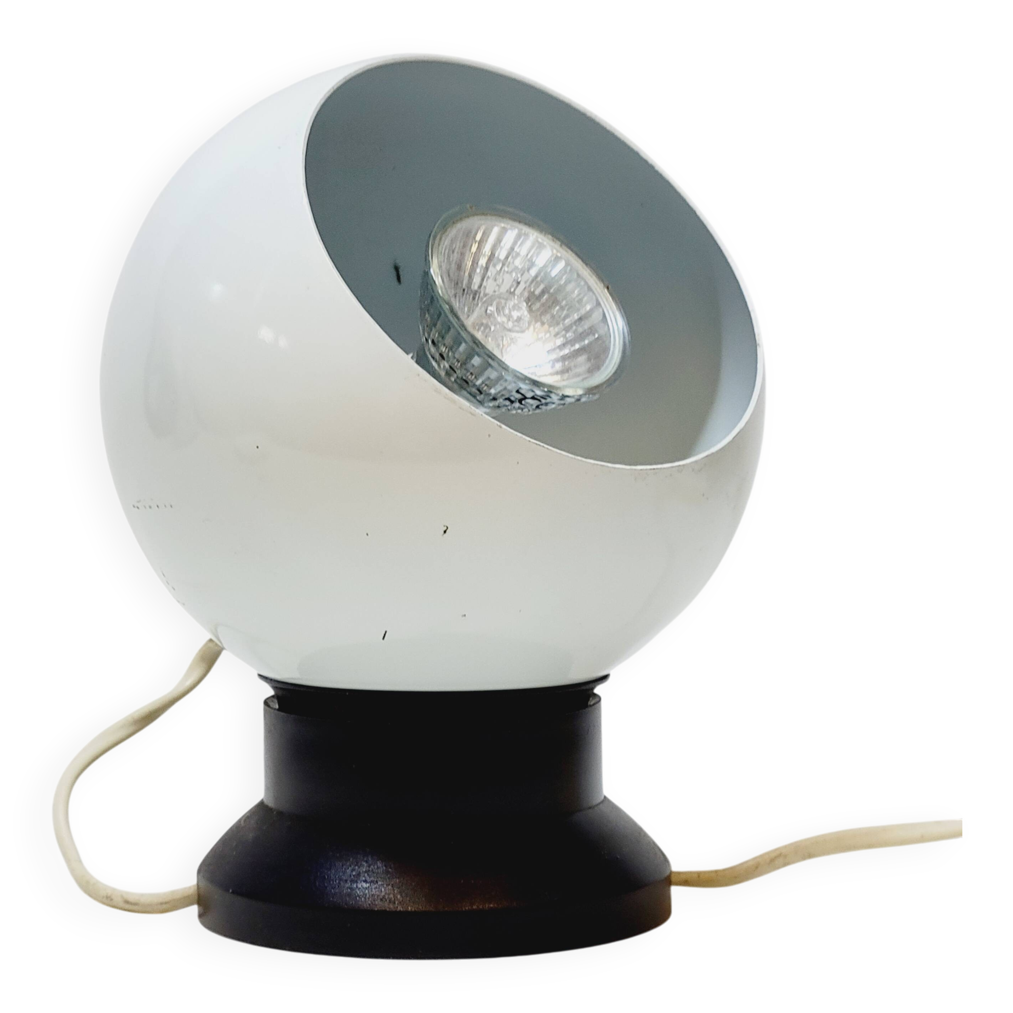 Magnetic Ball Lamp Horn Belysning White Eyeball Vintage Scandinavian Dane