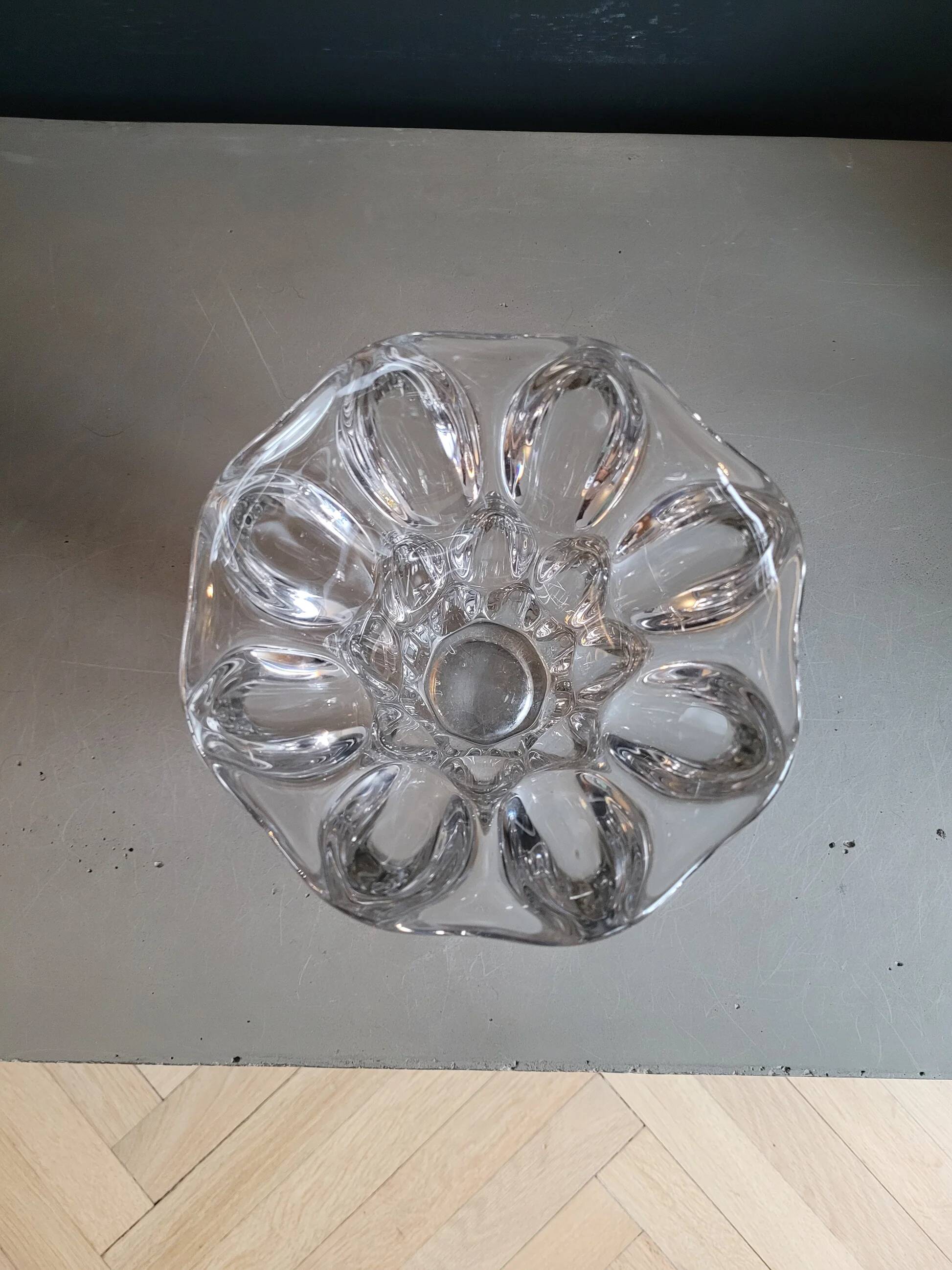 Giraffe vase in crystal