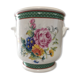 Ancien cache-pot vase - porcelaine paris
