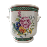 Ancien cache-pot vase véritable porcelaine france paris art décoratif design