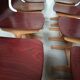 8 plywood school chairs