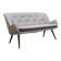 2.5-seater cocktail sofa, 1950s. Professionally restored.