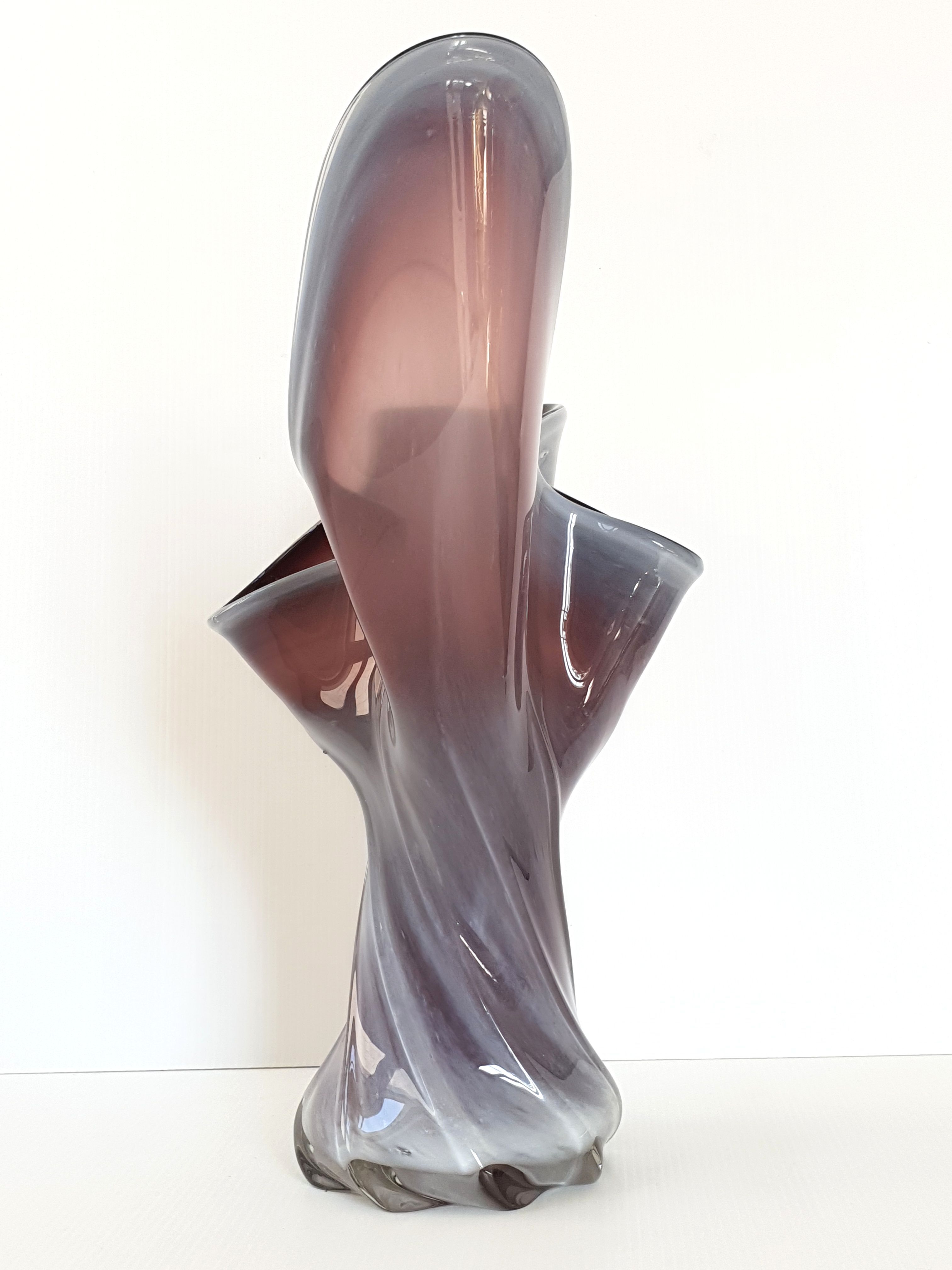 Corolla vase in Murano 1970