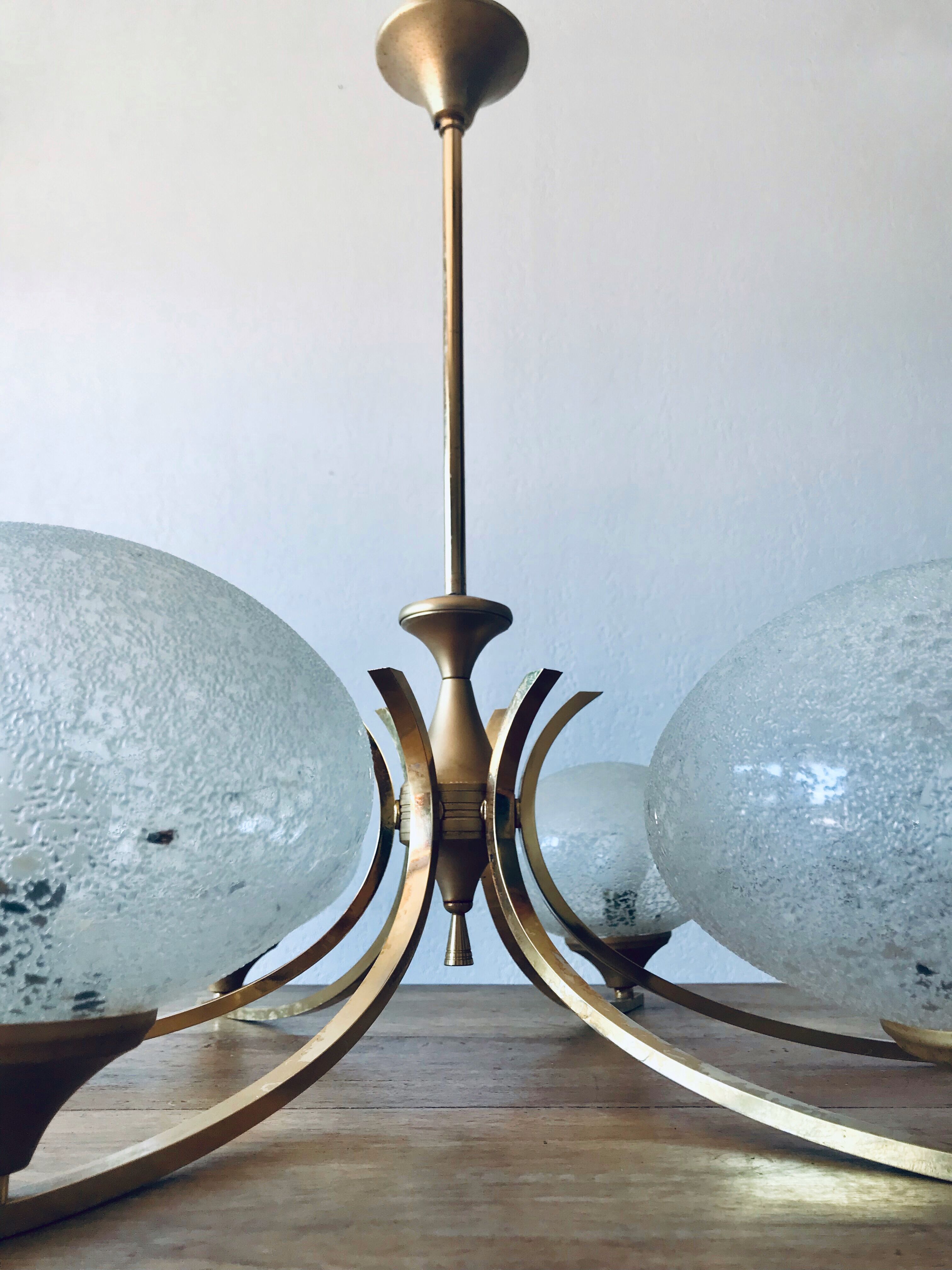 Lustre art déco 6 feux