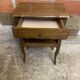 Chevet Table Nuit Style LOUIS XV Bois Tiroir + Case Vintage