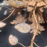 Florentine wall light or ceiling light by Banci Firenze, 1970s Maison Baguès.